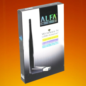 ALFA 150Mbps Mini USB WiFi Adapter – Wireless Network Card with Antenna – USB 2.0 802.11 b/g/n WiFi Dongle for PC & Laptop